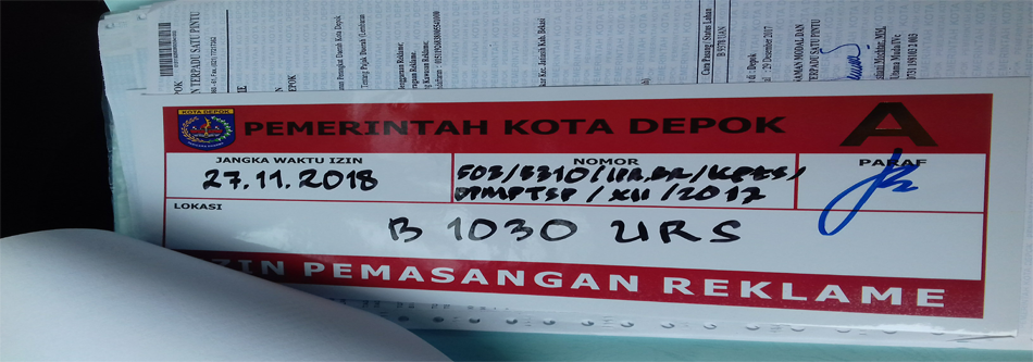 Jasa Pengurusan Ijin Pajak Reklame Di Depok