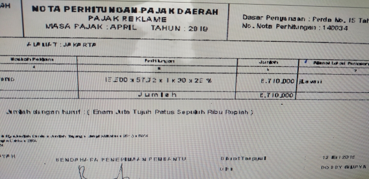 Jasa Pengurusan Pajak Reklame Di Tangerang